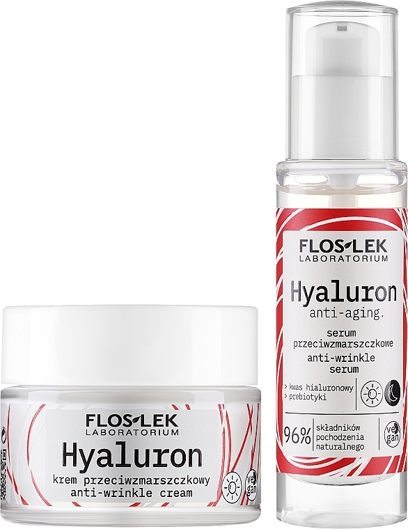 Набор - Floslek Hyaluron Set (serum/30ml + cream/50ml) — фото N2