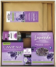 Духи, Парфюмерия, косметика Набор "Лаванда", с натуральными цветами лаванды, 7 продуктов - Sedan Lavena Lavender