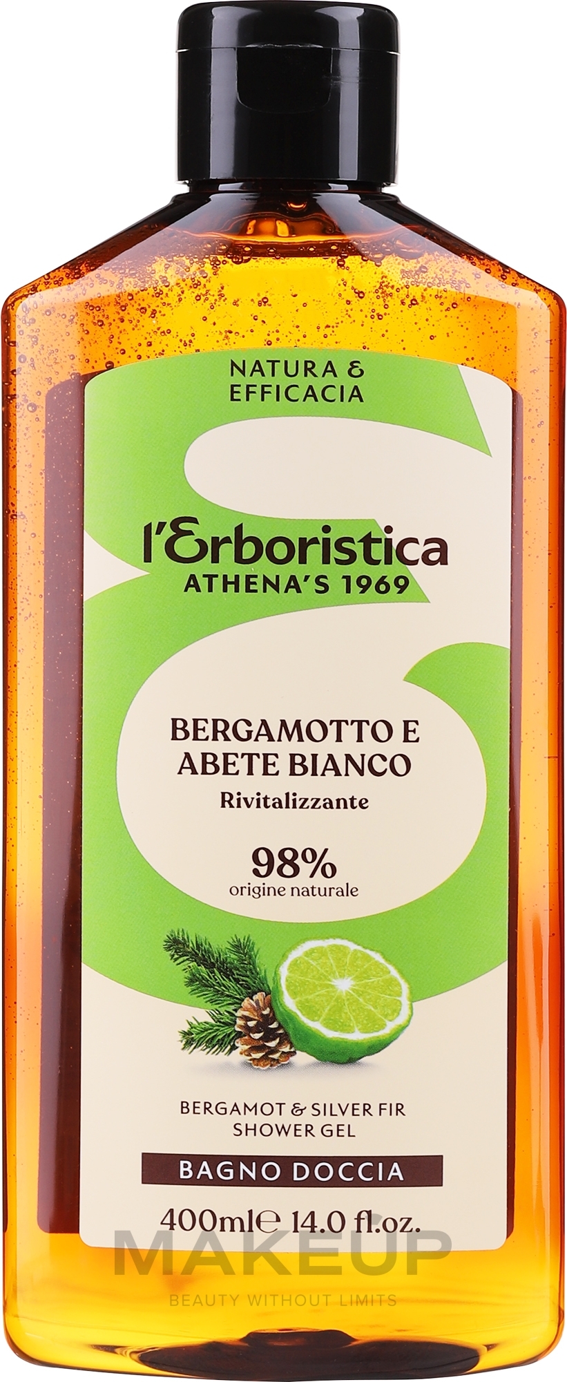 Мус для душу - Athena's Erboristica Shower Mousse Bergamot and White Spruce — фото 400ml