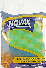 Губка банна "Mirage", салатова - Novax — фото N1