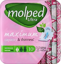 Гигиенические прокладки Ultra Normal Deo Floral, 10 шт - Molped  — фото N1