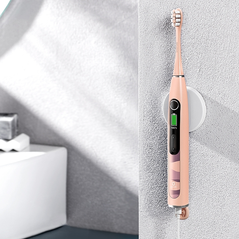 Электрическая зубная щетка Oclean X10 Pink - Oclean X10 Electric Toothbrush Pink — фото N17