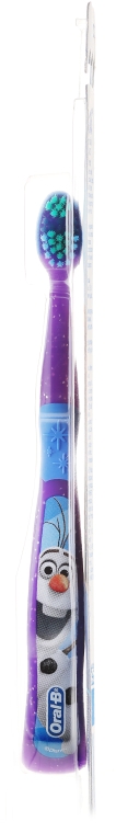 Зубная щетка Kids 3-5, мягкая, Frozen, фиолетово-голубая - Oral-B Kids — фото N2