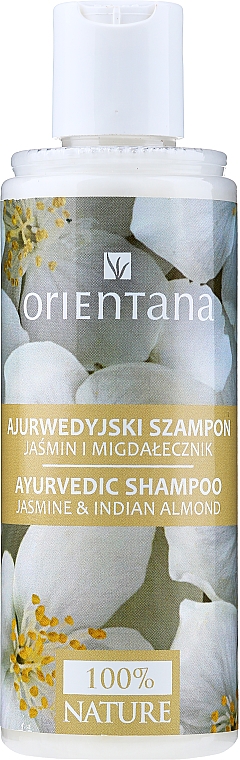 Шампунь для тонких волос - Orientana Ayurvedic Shampoo Jasmine & Almond — фото N1
