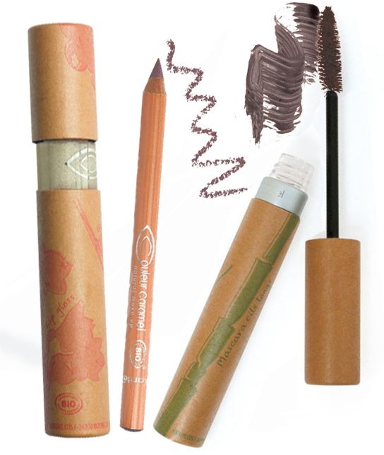 Набор - Couleur Caramel (lip/gloss/9ml + mascara/9ml + pencil/1.2g)