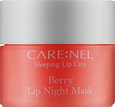 Ночная ягодная маска для губ - Carenel Berry Lip Night Mask (мини) — фото N1