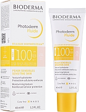 Солнцезащитный флюид для лица - Bioderma Photoderm Fluide Max SPF100+ — фото N6