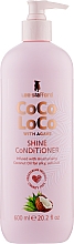 Зволожувальний кондиціонер для волосся - Lee Stafford Сосо Loco Shine Conditioner with Coconut Oil — фото N4