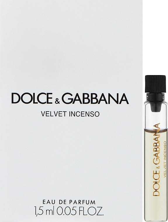 Dolce&Gabbana Velvet Incenso - Парфумована вода (пробник) — фото N1