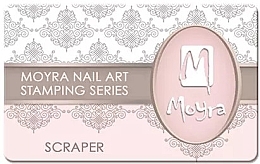 Парфумерія, косметика Шкребок для стемпінгу - Moyra Nail Art Stamping Series Scraper