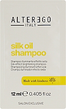 Шампунь для непослушных и вьющихся волос - Alter Ego Silk Oil Shampoo (мини) — фото N1