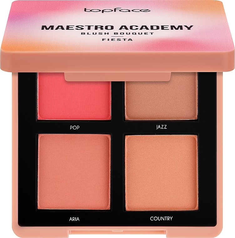 Палетка рум'ян - Topface Maestro Academy Blush Bouquet — фото N1