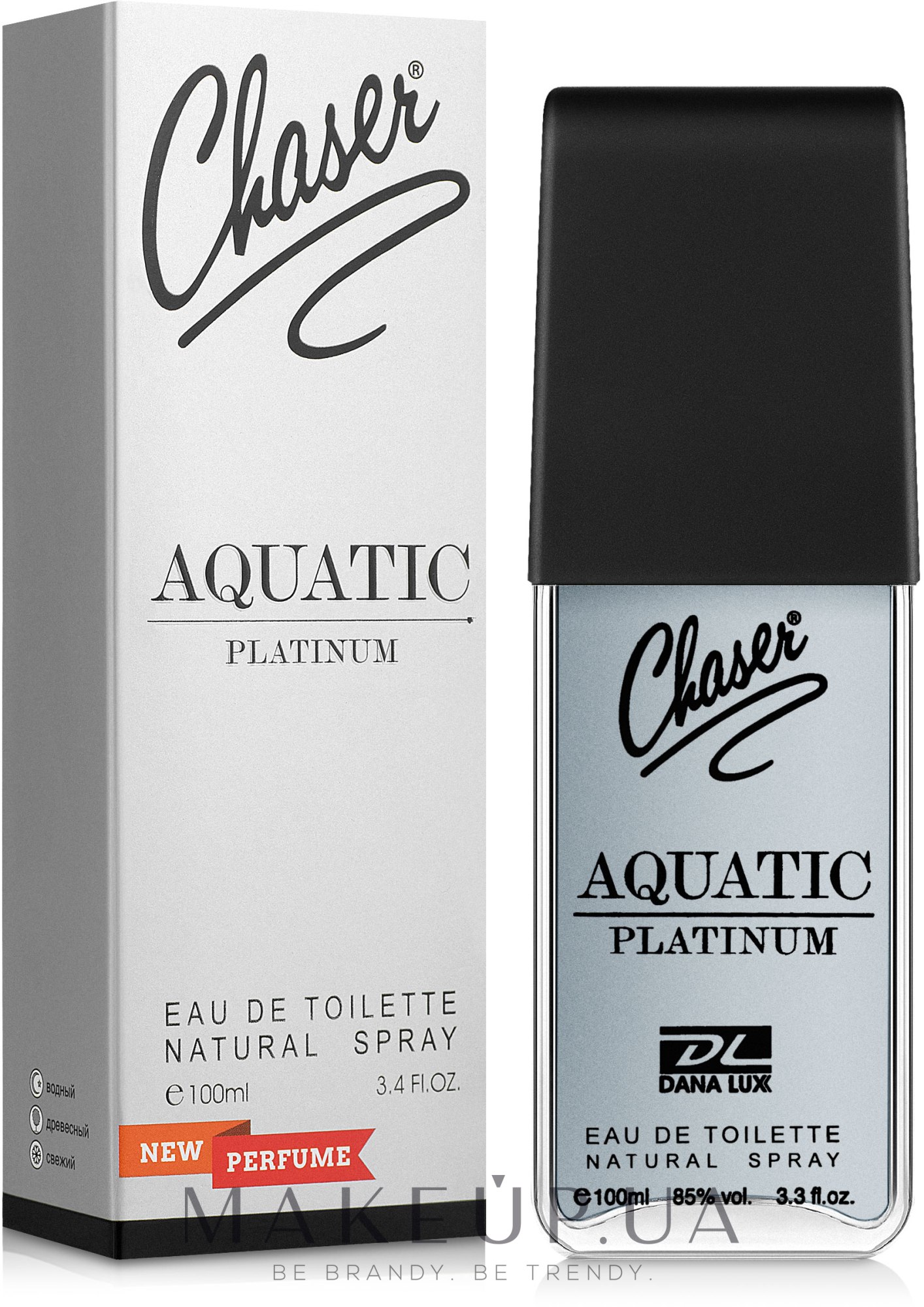 Chaser Aquatic Platinum - Туалетна вода — фото 100ml