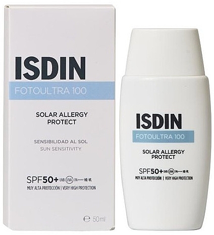 Флюид от солнечной аллергии SPF 50 - Isdin Foto Ultra Solar Allergy Fusion Fluid SPF 50 — фото N1