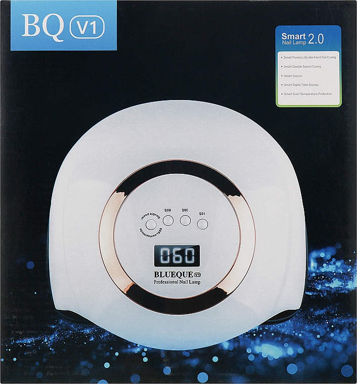 Лампа UV/LED - Sun BQ-V1 Silver 168W — фото N3
