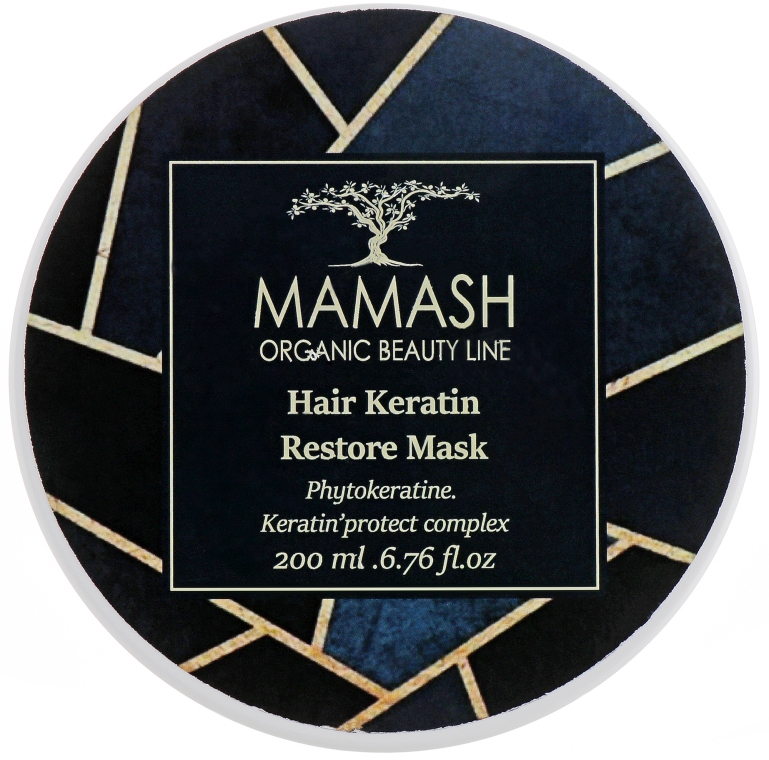 Маска для волосся, з кератином - Mamash Hair Keratin Restore Mask