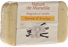 Овсяное мыло с ароматом магнолии и ванили - Nature de Marseille Soap — фото N1