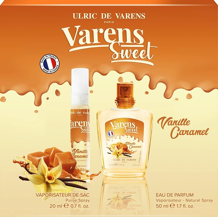 Ulric de Varens Varens Sweet Vanille Caramel - Набор (edp/50ml + edp/20ml) — фото N1