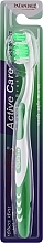 Парфумерія, косметика Зубна щітка "Активний догляд", біло-зелена - Patanjali Active Care Toothbrush