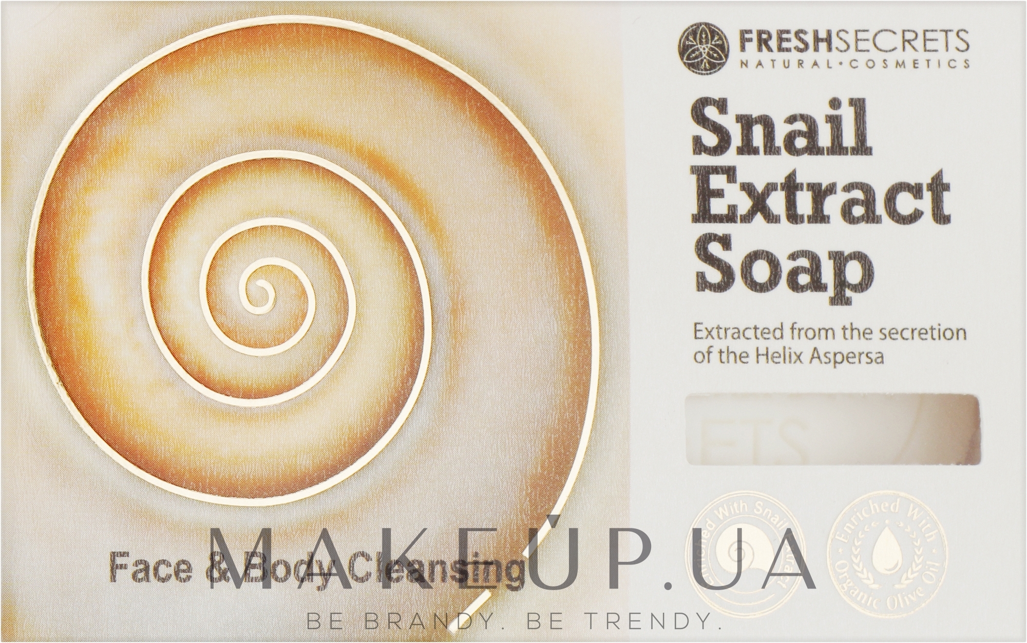 Мыло с экстрактом слизи улитки - Madis Fresh Secrets Snail Extract Soap — фото 85g