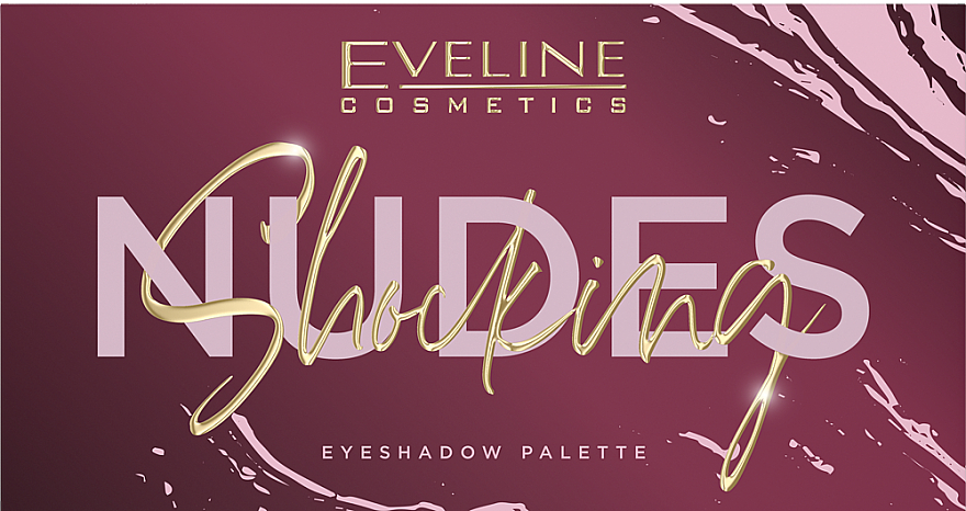 Палетка тіней для повік - Eveline Cosmetics Shocking Nudes Eyeshadow Palette
