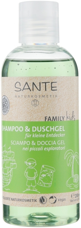 Шампунь для волос и тела "Family Kids", алоэ - Sante Hair Care Shampoo