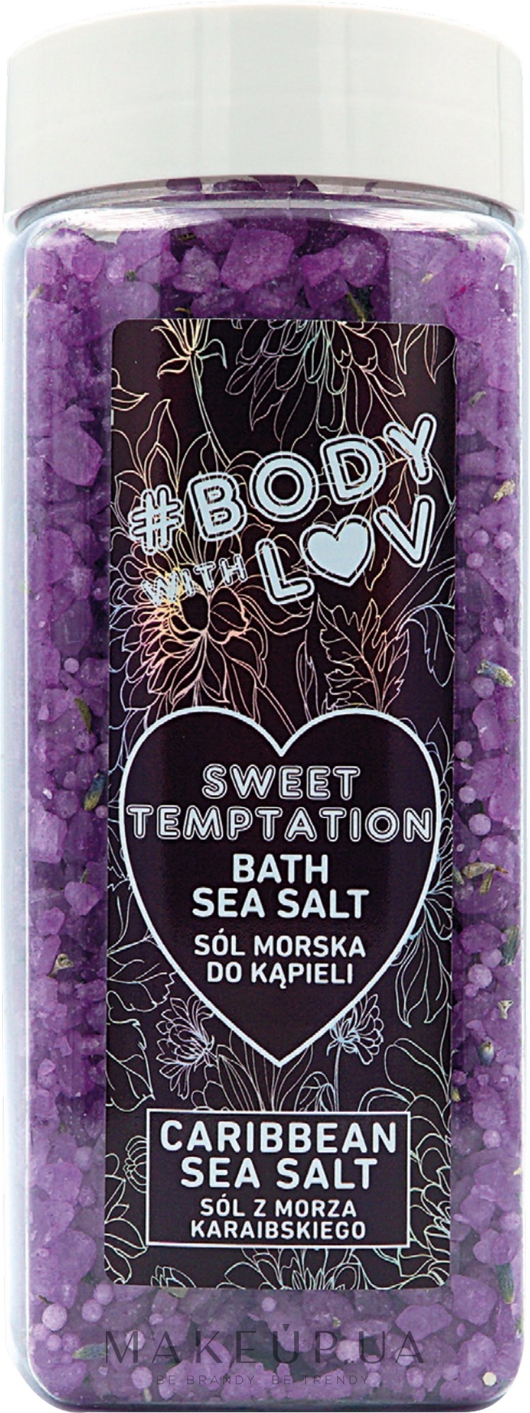 Сіль для ванн "Солодка спокуса" - New Anna Cosmetics Body With Luv Sea Salt For Bath Sweet Temptation — фото 500g