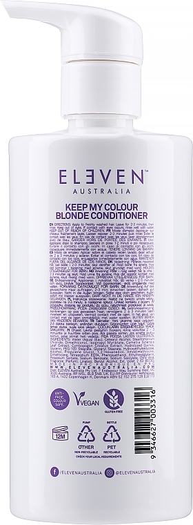 Кондиціонер для світлого волосся - Eleven Australia Keep My Colour Blonde Conditioner — фото N5