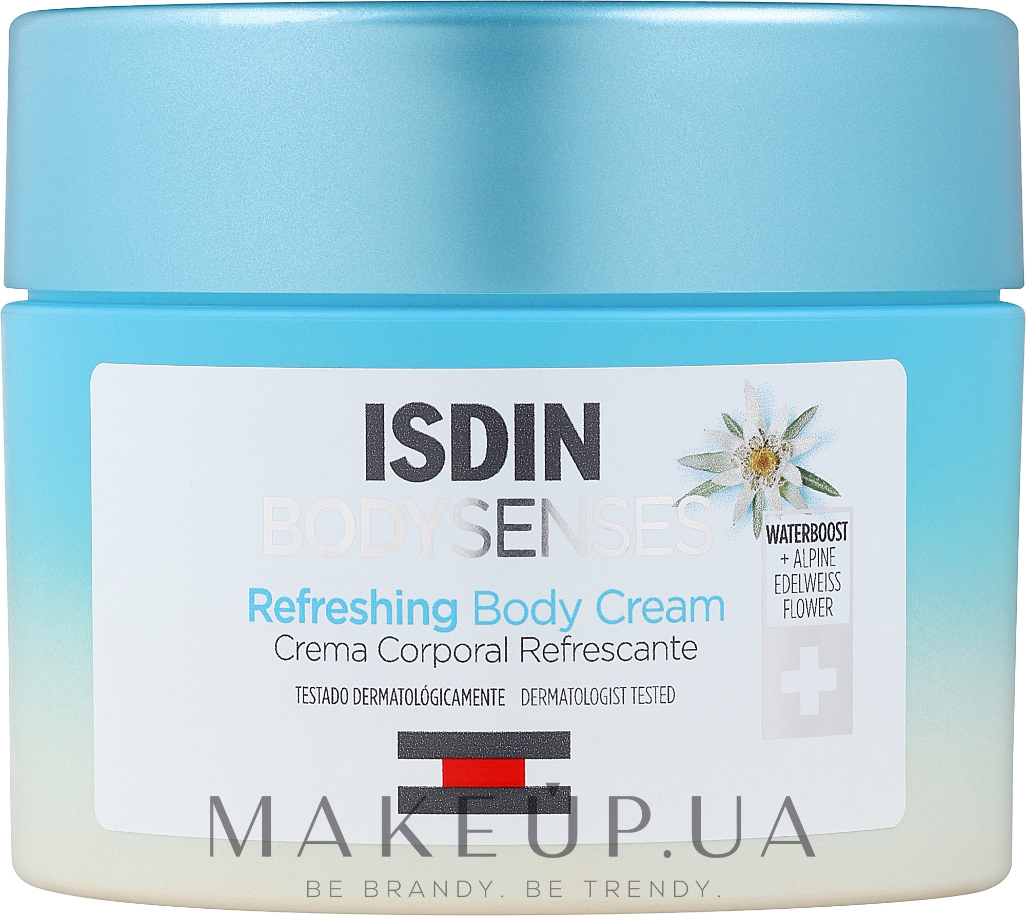 Крем для тела с эдельвейсом - Isdin BodySenses Alpine Edelweiss Flower Refreshing Body Cream — фото 250ml