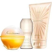 Парфумерія, косметика Avon Incandessence - Набір (edp/50ml + b/lot/150ml + deo/50ml)