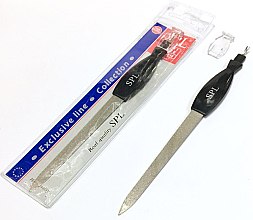 Пилка для ногтей с триммером для кутикулы 9677, 19.5см - SPL Metal Nail File & Cuticle Trimmer — фото N2
