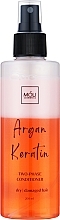 Двофазний спрей-кондиціонер з олією арганії та кератином - Moli Cosmetics Argan Spray — фото N1