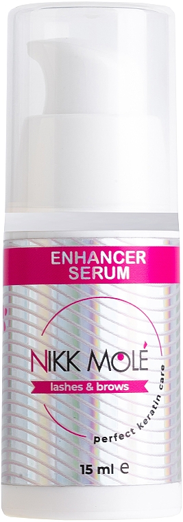 Профессиональное средство для восстановления бровей и ресниц - Nikk Mole Perfect Keratin Care Enhancer Serum