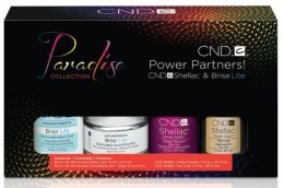 Парфумерія, косметика Набір - СND Paradise CND Shellac & Brisa Lite Promo 