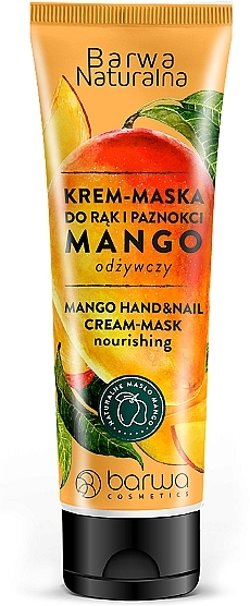 Крем-маска "Манго" для рук і нігтів - Barwa Natural Cream Mask Hands And Nails