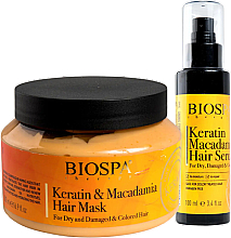 Парфумерія, косметика Набір - Sea of Spa Bio Spa Keratin Macadamia (mask/500ml + ser/100ml)