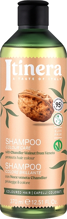 Шампунь для окрашенных волос с грецким орехом Чандлер - Itinera Chandler Nut Shampoo — фото N1
