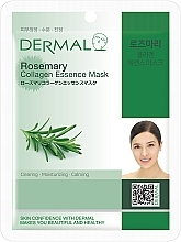 Колагенова тканинна маска для обличчя з розмарином - Dermal Rosemary Collagen Essence Mask — фото N1