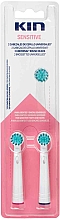 Парфумерія, косметика Насадки для електричних зубних щіток - Kin Sensitive Electric Toothbrush Replacement