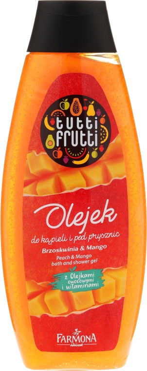Гель для душа - Farmona Tutti Frutti Mango & Brzoskwinia Shower Gel — фото N1