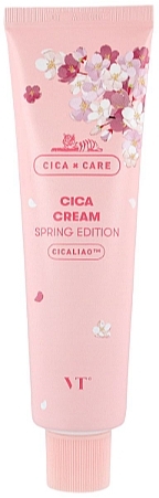 Заспокійливий крем для обличчя - VT Cosmetics Cica Cream Spring Edition — фото N1