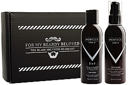 Духи, Парфюмерия, косметика Набор - Men Rock Oak Moss Beard Wash & Balm Set (beard wash/100ml + beard balm/100ml)