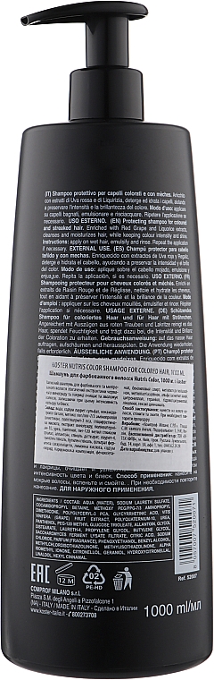 Шампунь для окрашенных и мелированных волос - Koster Nutris Color Shampoo — фото N4
