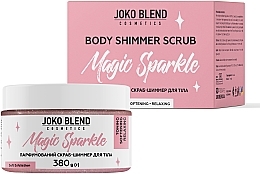 Духи, Парфюмерия, косметика Скраб для тела парфюмированный с шиммером, розовый - Joko Blend Magic Sparkle Body Shimmer Scrub
