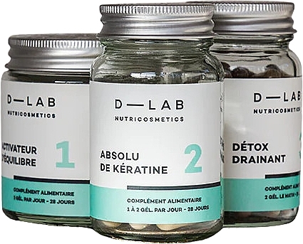 Набір харчових добавок - D-Lab Nutricosmetics After-Baby Program (caps/2x56 pcs + caps/2 pcs) — фото N1