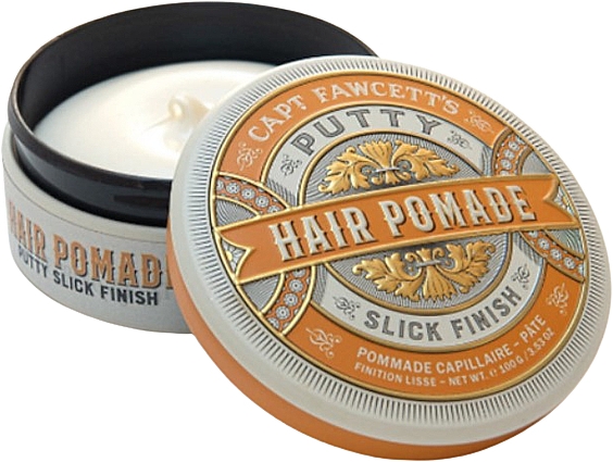 Помада для волос с легким блеском - Captain Fawcett Hair Pomade Putty Slcick Finish — фото N2