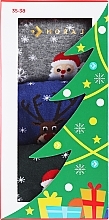 Парфумерія, косметика Шкарпетки різдвяні, 3 пари, зелені + сині + сірі - Moraj