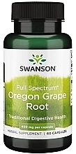 Харчова добавка "Орегон виноградний корінь", 400 мг - Swanson Full Spectrum Oregon Grape Root — фото N1