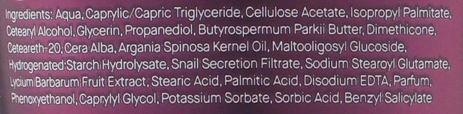 Кремовий скраб для обличчя з муцином равлика та ягодами годжі - _Element Snail Slime Filtrate — фото N3