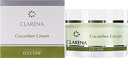 Духи, Парфюмерия, косметика Очищающий крем с экстрактом огурца - Clarena Eco Line Cucumber Cream